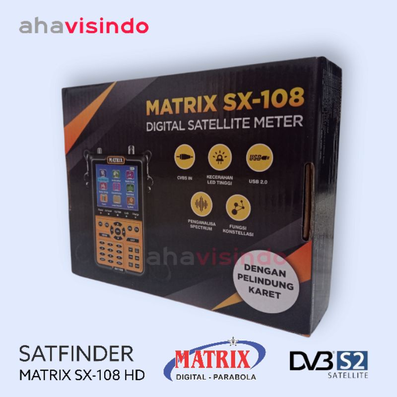Satfinder / Satellite Finder / Satellite Meter Merk Matrix  SX-108
