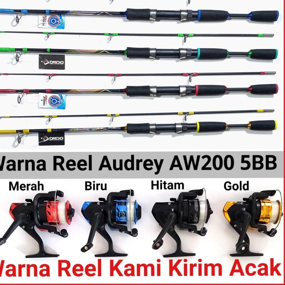 (SIAP KIRIM) Pancing 1 Set Joran Sambung DAIDO MANTA  II JAPAN SOLID 1,5 - 1,65 - 1,8meter / 150 - 1