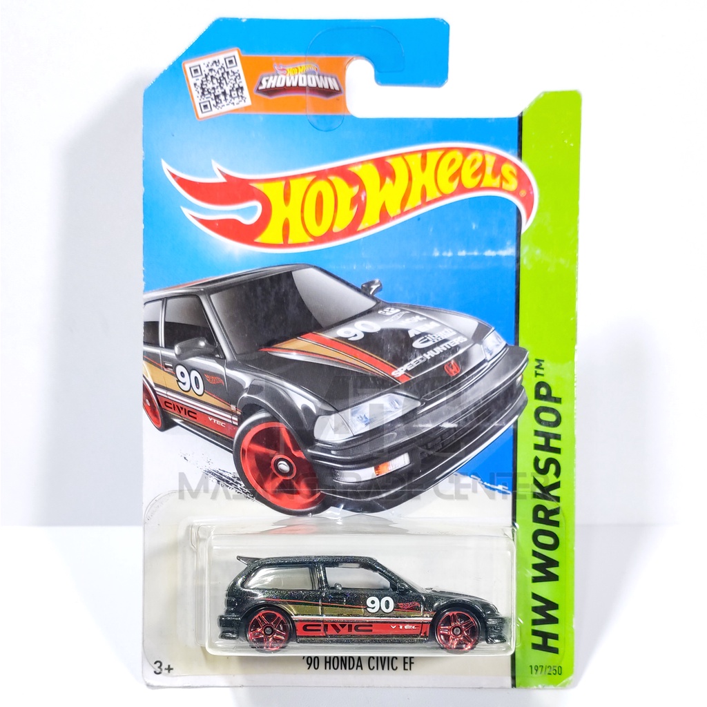 Hot Wheels 90 Honda Civic EF Black 2014
