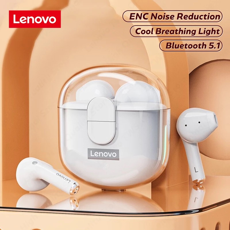 Lenovo LP12 Bluetooth Headset TWS Wireless Earbud HiFi Sound WIith Mic