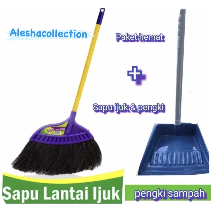 PAKET HEMAT SAPU IJUK DAN PENGKI SEROKAN SAMPAH