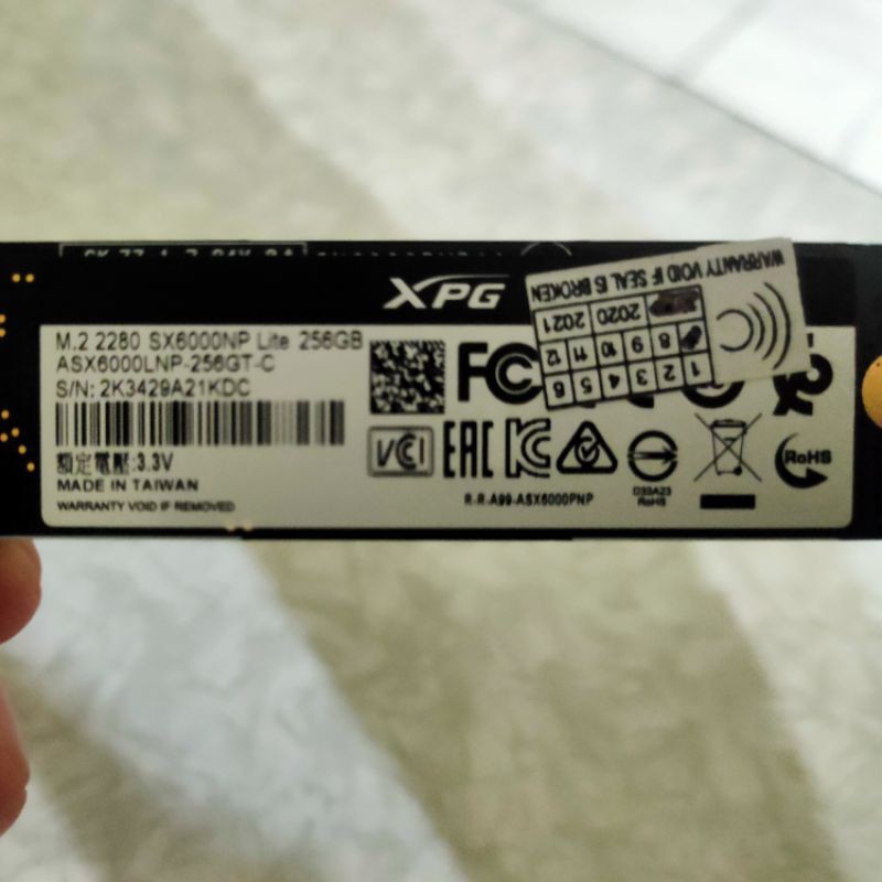 SSD XPG SX6000LITE 256GB