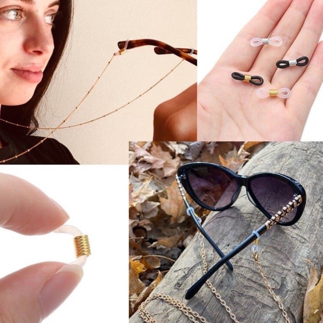 (1 PASANG) Silicon Pengait Kacamata / Karet Kacamata / Pengait Kacamata