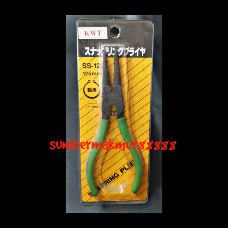 Tang snap ring ss 125 mm KWT