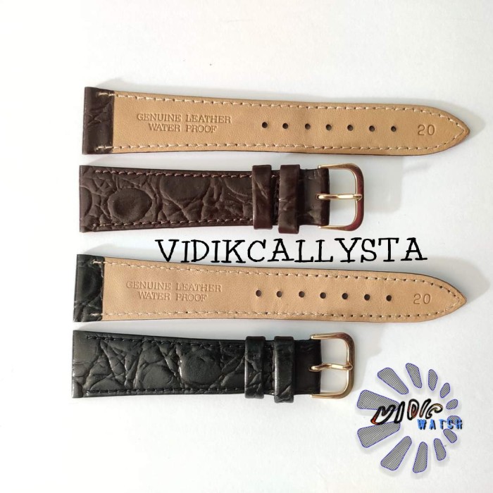 Strap Tali Jam Tangan 20mm Tali jam kulit 20 mm LKZ20 bagus