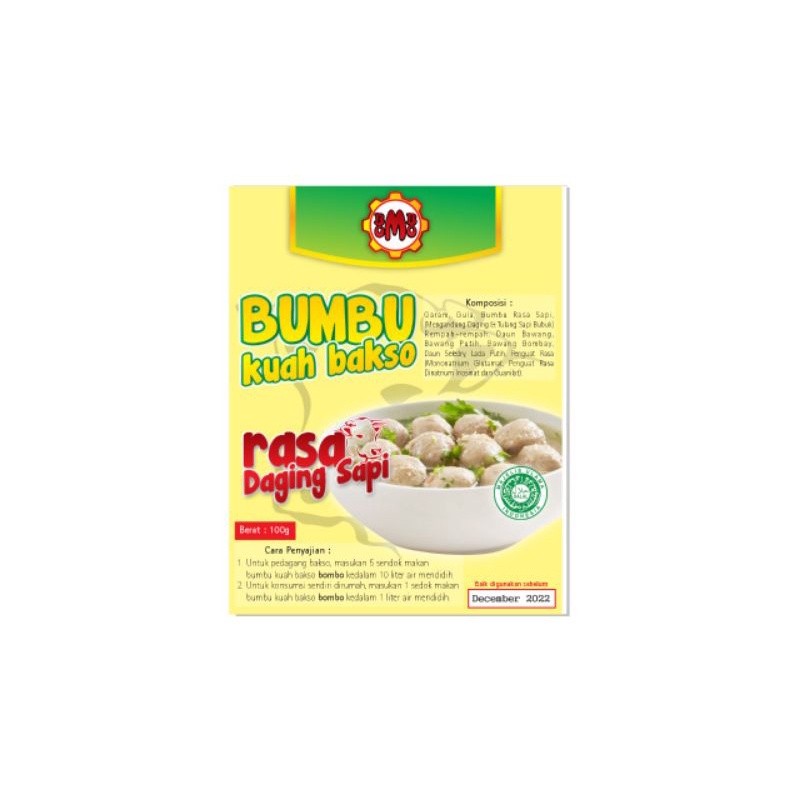 

BUMBU KUAH KALDU BAKSO 100 GRAM