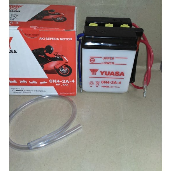 Jual Yuasa Battery 6N4-2A-4 Honda Win - Kawasaki K3/K4 - Rx King