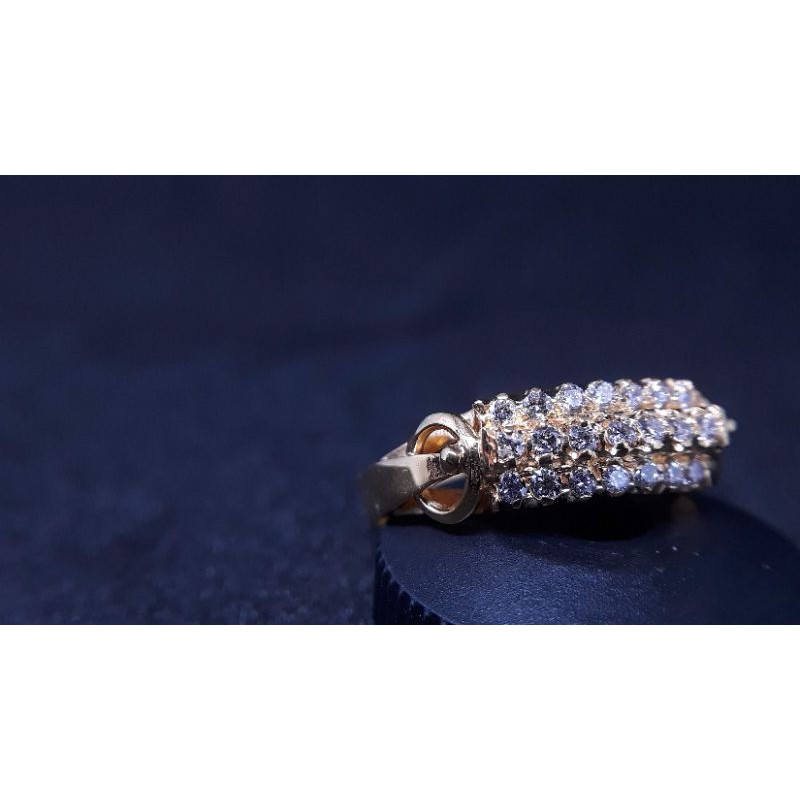 PROMO cincin emas berlian eropa TANGPRES (Tangga presiden)