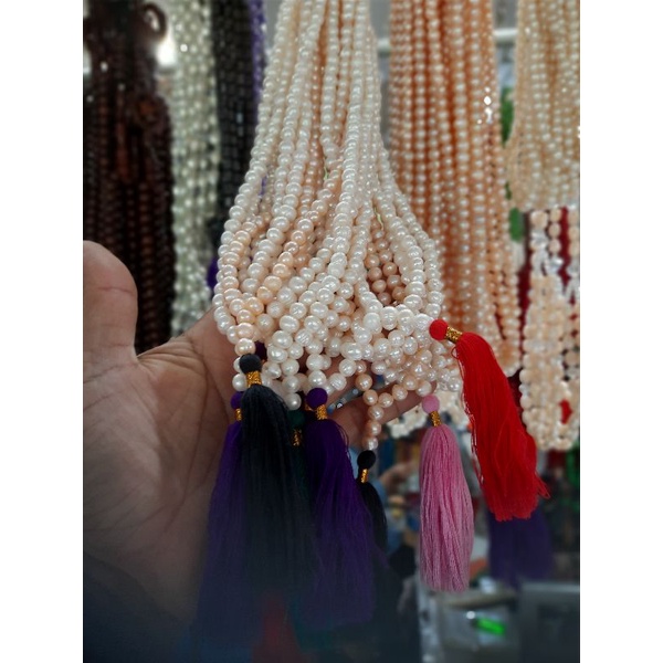 tasbih mutiara air tawar isi 99