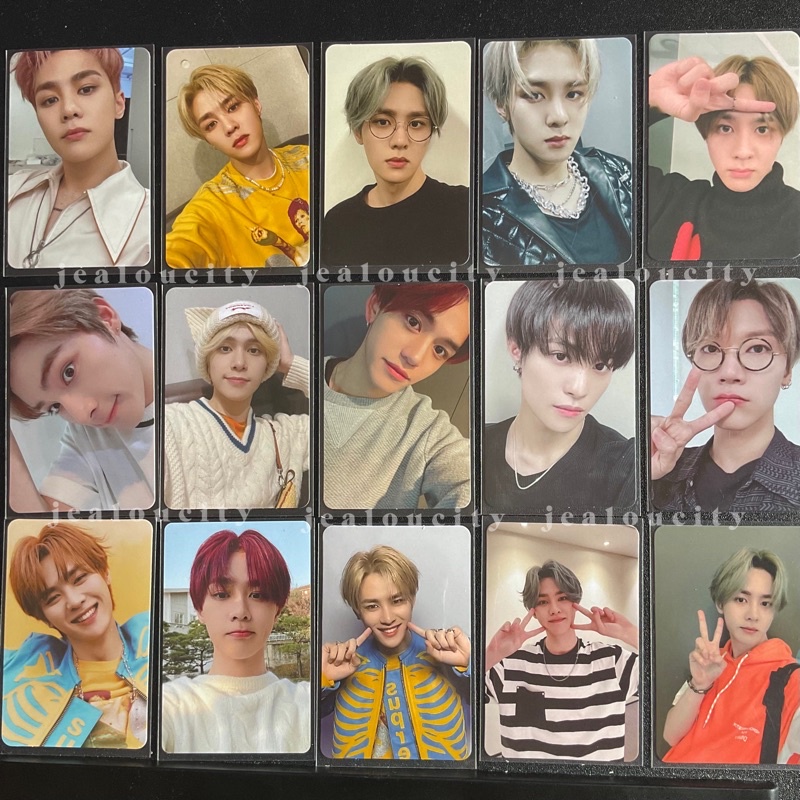 (baca desc) pc photocard nct wayv hendery meong lucas stranger departure yangyang kihno past fs owha
