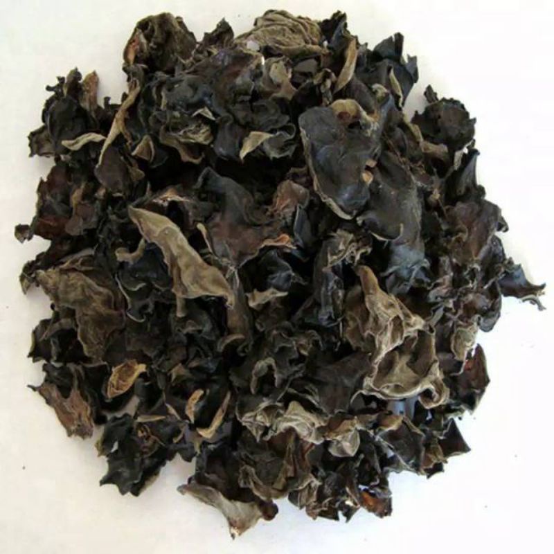 

JAMUR KUPING HITAM KERING / BOKNI / BOKJI / MOKNI / DRIED BLACK FUNGUS 50 GR