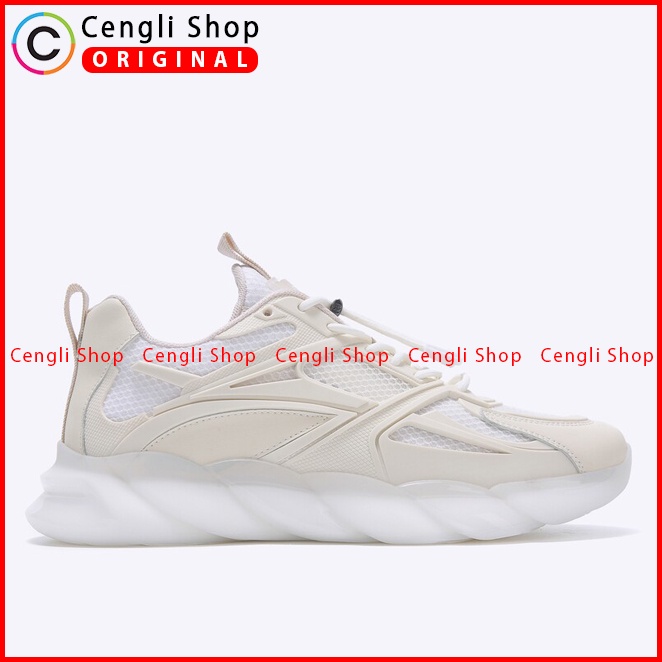 SEPATU SNEAKER EVERBEST PRIA ORIGINAL CASUAL KETS BRANDED CREAM EM73