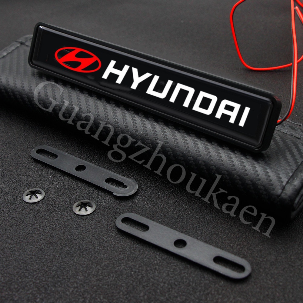 Hyundai Lampu LED Logo Untuk Dekorasi Kap Depan Mobil Creta Accent Atoz Getz