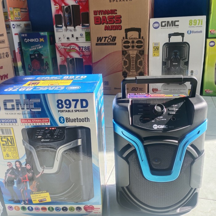 Speaker bluetooth GMC 897D suara mantap