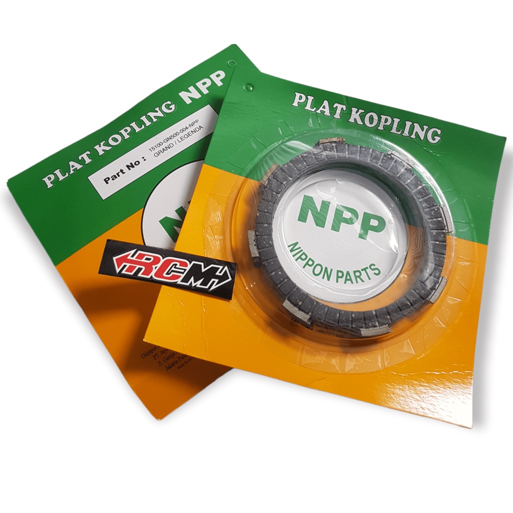 PLAT PELAT KAMPAS KOPLING COPLING GRAND LEGENDA SUPRA X ORI ORIGINAL NPP ASLI 15100-GN500-004-NPP