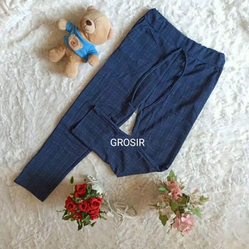 Celana Baggy Motif Kotak