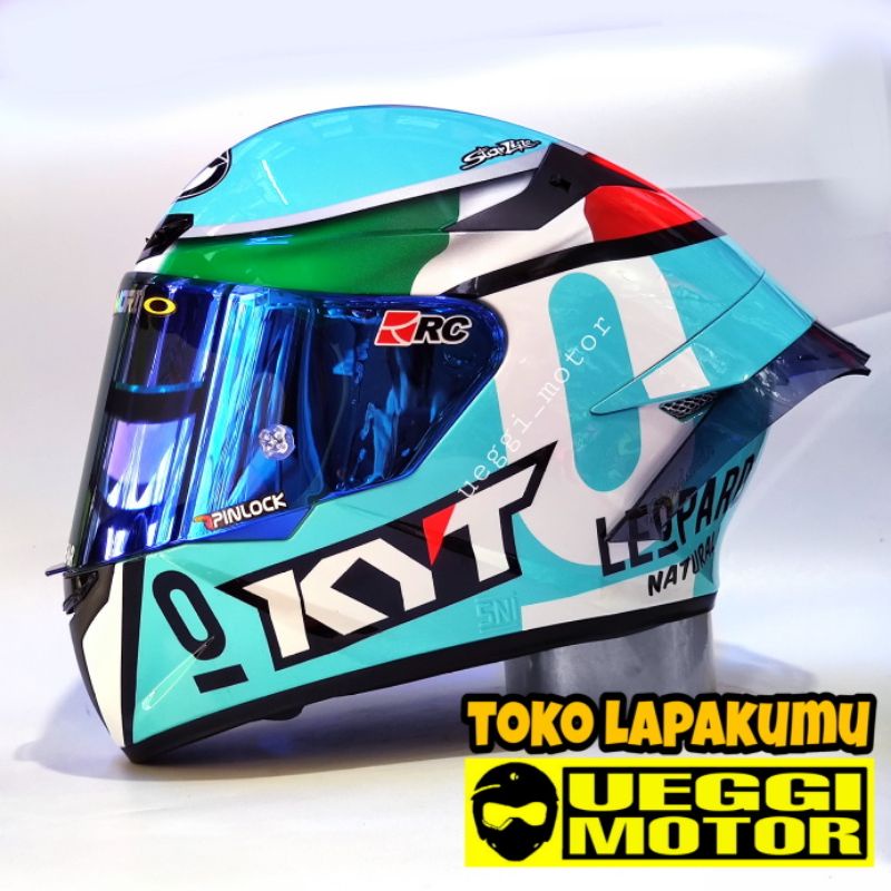 Helm KYT tt cours solid-Leopard paket G
