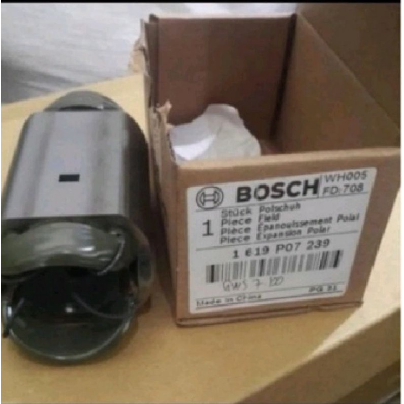 STATOR / BANTALAN STATOR UNTUK MESIN GERINDA BOSCH GWS 7 - 100 ORIGINAL BOSCH