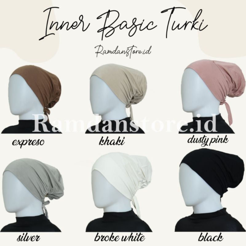 Inner Basic Turki/Ciput Kaos Premium/Ciput Tali Kaos premium