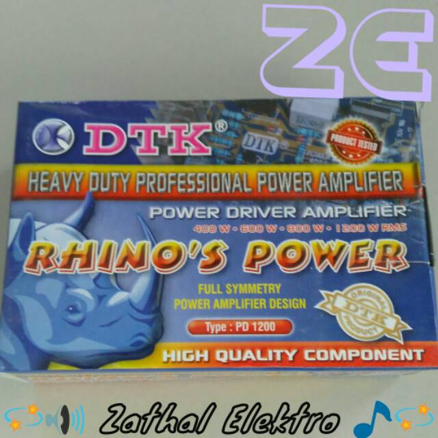 Kit Driver 3 Tingkat DTK RHINO'S POWER PD 1200