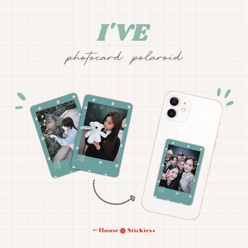 I'VE Photocard Polaroid Fanmade