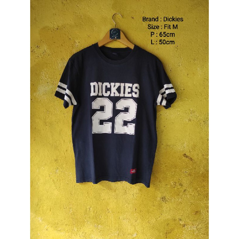 Kaos Dickies Hitam Original Second / Baju Dickies Original Second