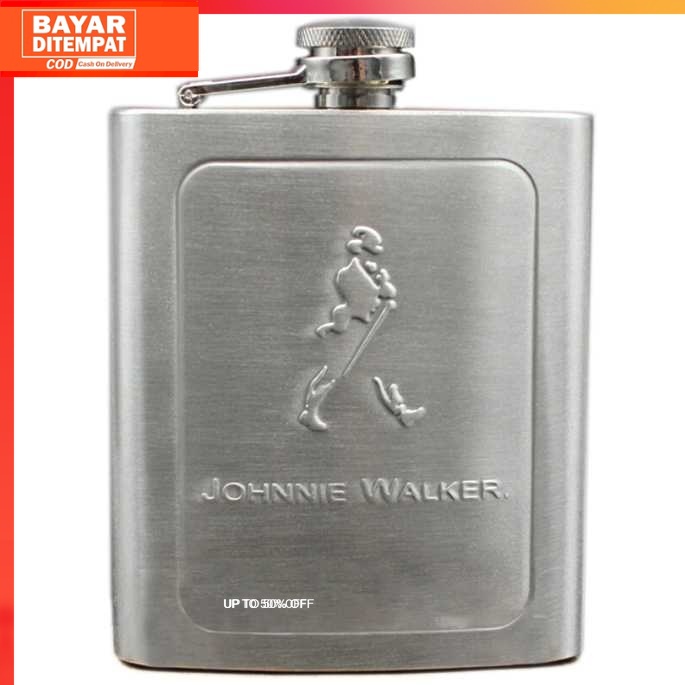 (100% ORI) Stainless Steel Hip Flask 7 Oz