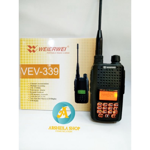 Ht weierwei vev 339 vhf 5watt original