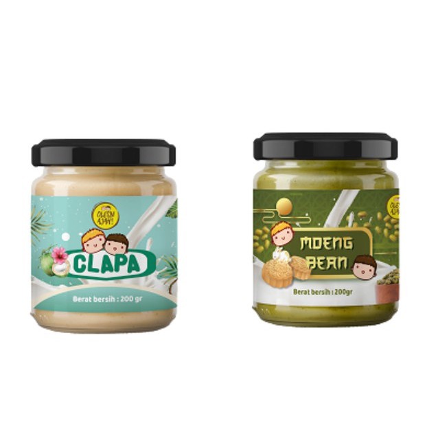 

Flash Sale - Combo Selai Clapa 200gr + Selai Moeng Bean / Selai Kacang Hijau 200gr