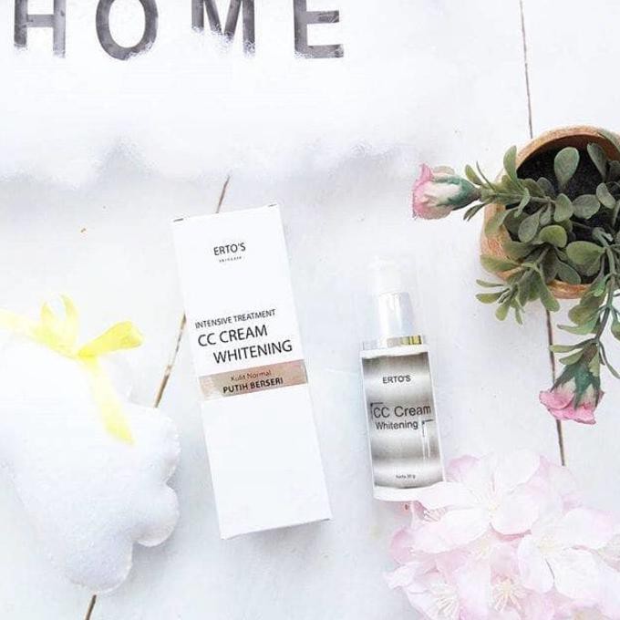 Promo Ertos Intensive Treatment Whitening Cc Cream Pemutih ErtoâS Original