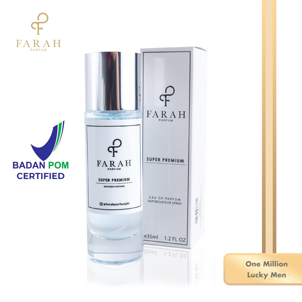 One Million Lucky Men Super Premium by Farah Parfum - Parfum Pria Tahan Lama