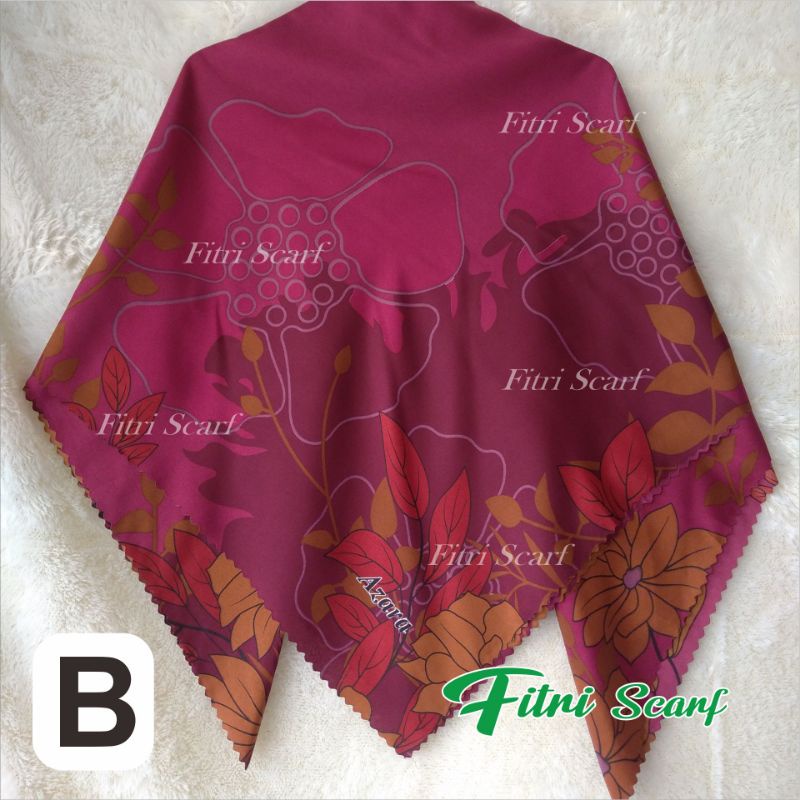 Jilbab PILIH WARNA PILIH MOTIF AZARA LASER segiempat  motif hijab motif kerudung DANISA D1 100-B