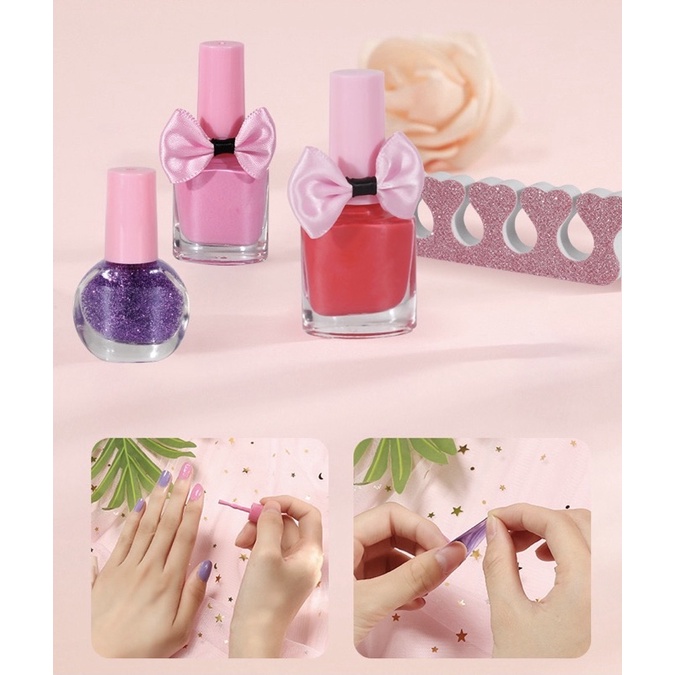 children pretend plays make up kit set mainan make up anak dengan fungsi asli-6