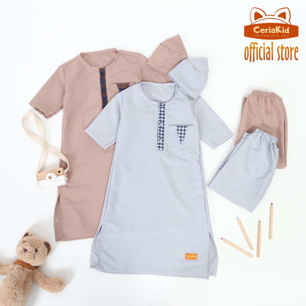 [Ceriakid] Koko Gamis Set untuk Bayi - Anak 9 tahun