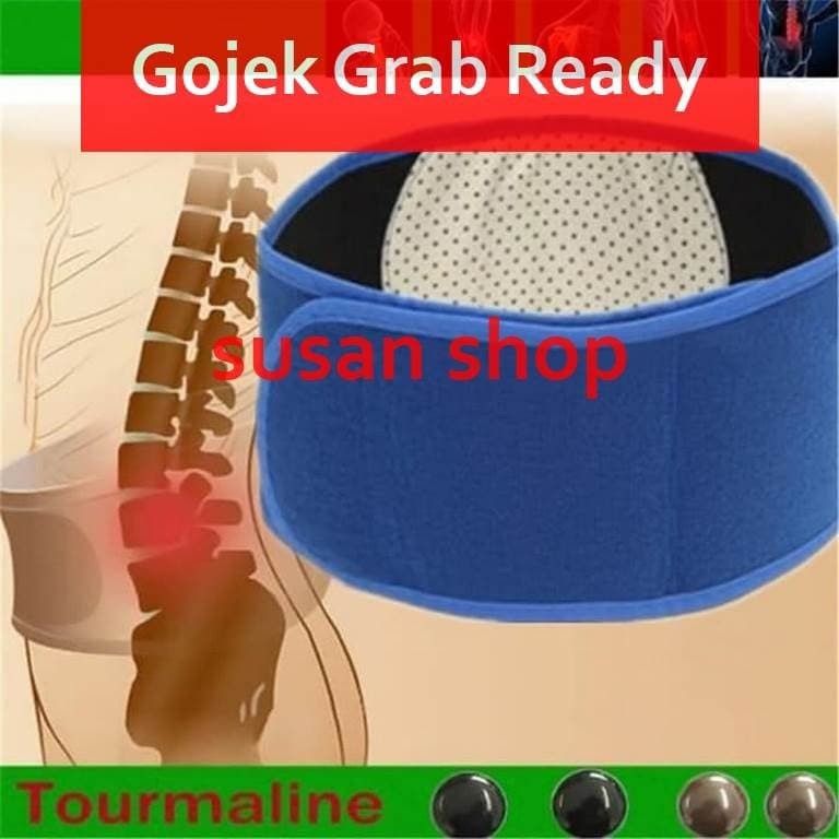 Lumbar Support Waist Back Pain Brace Heating Magnetic Tourmaline