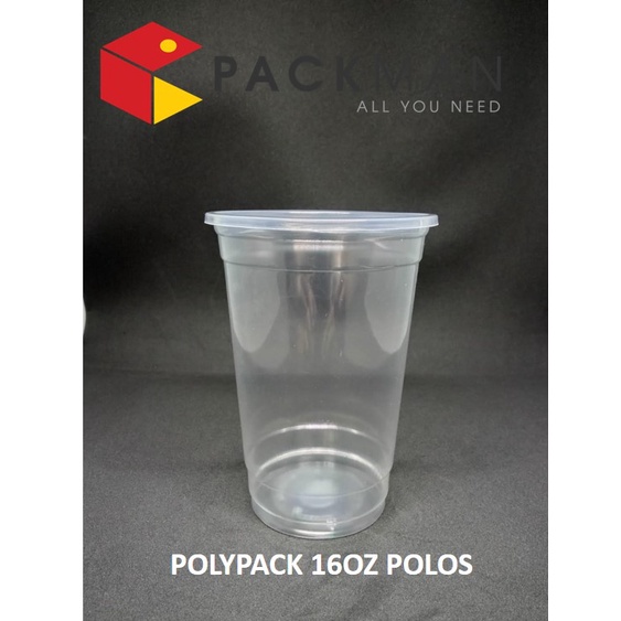 CUP PP POLYPACK 16oz POLOS 8gr