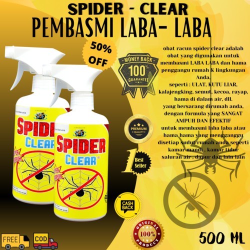 Obat Pembasmi Laba laba Rumah Racun Pemusnah serangga Tawon Lalat hama rumah