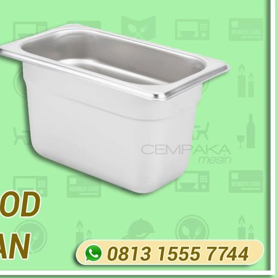 READY ✅Wadah Topping Es Krim Stainless Steel | GN PAN 1/9 4" | Food Pan-19100|RA7