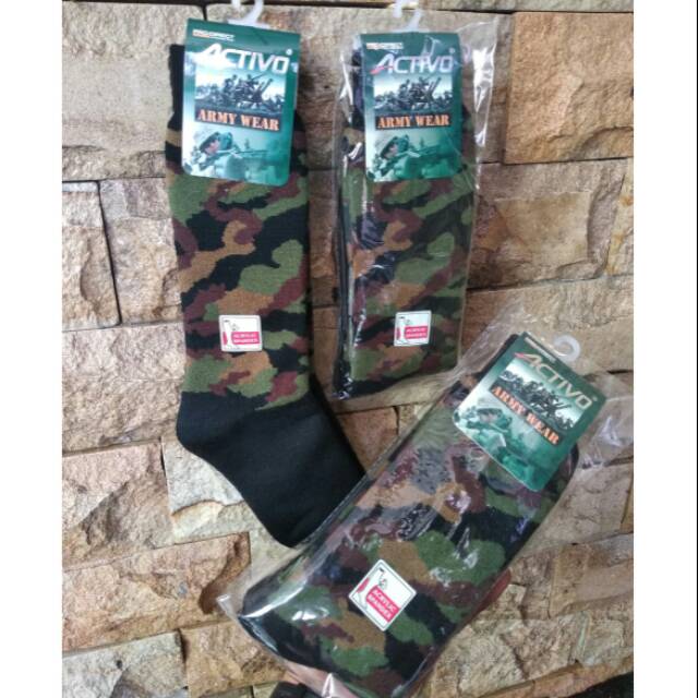 Kaos kaki army tentara loreng brimob PDL kaos kaki original tentara bahan tebal