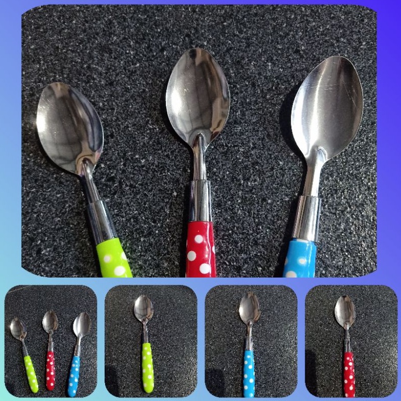 1 pcs sendok folkadot