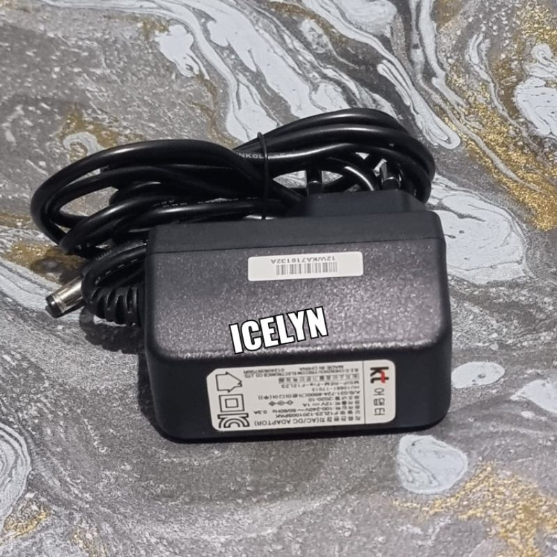 Adaptor 1a 12v KT Korea Original