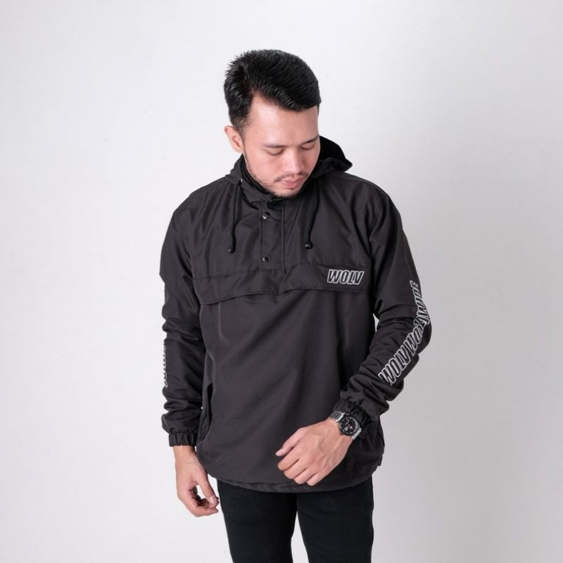 Cagoule Jaket Wolv Black
