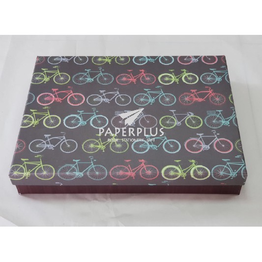 

Kotak Kado / Kotak Hadiah / Gift Box Pakaian B / Motif Aneka Sepeda