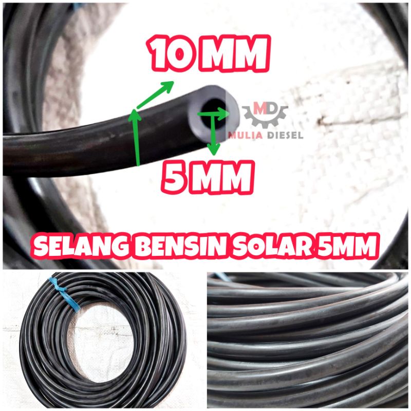 Jual Selang Bensin Mm Solar Pertalite Pertamax Bahan Bakar Mesin Penggerak Gx Genset