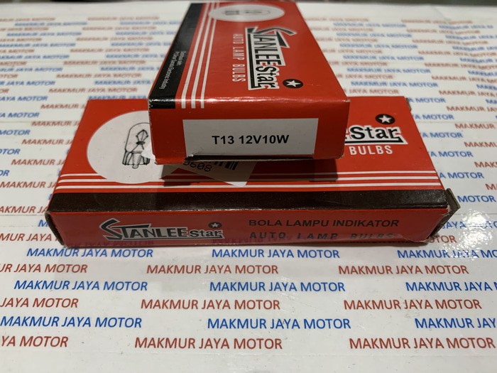 Bohlam Colok Besar Warna Putih T13 12V/10W (10 Pcs) Stanlee Star