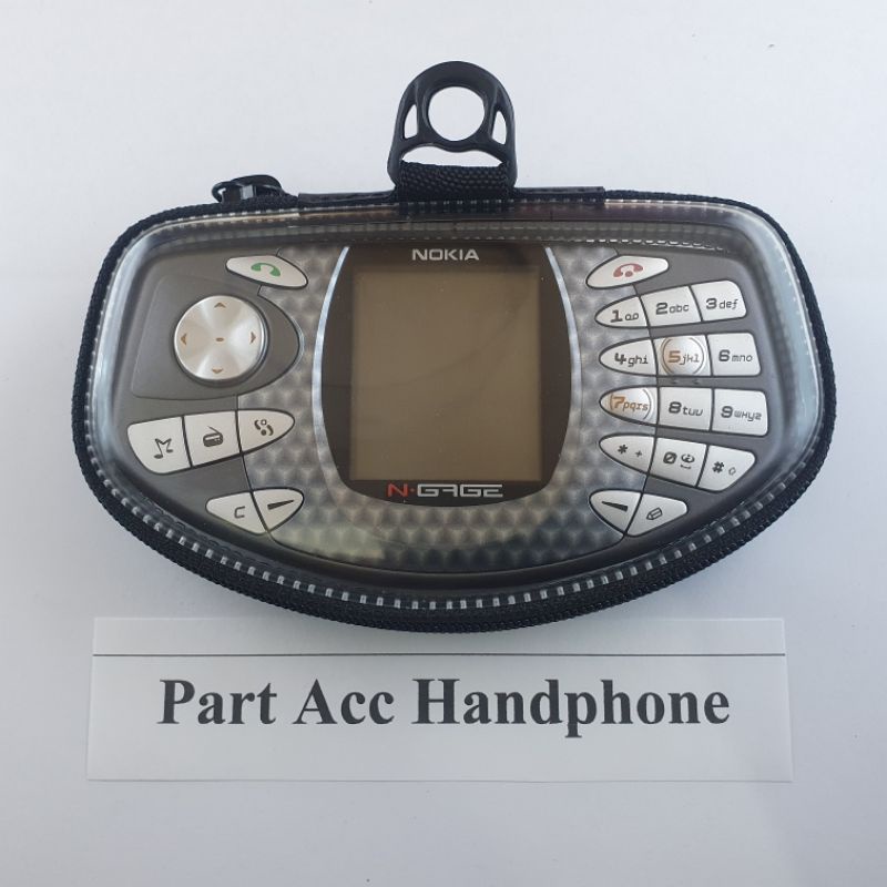 leathercase mika bening pelindung hp nokia ngage classic n-gage classic