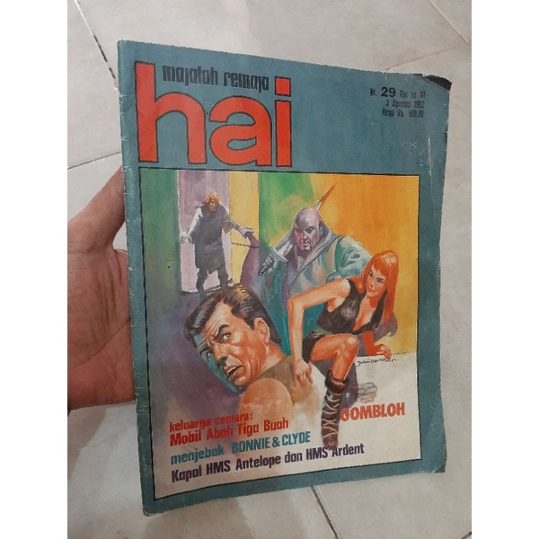 Majalah Remaja HaiEdisi. No. 29 Thn Ke. VI, 3 Agustus 1982
(Majalah Remaja Bekas Lawas)
