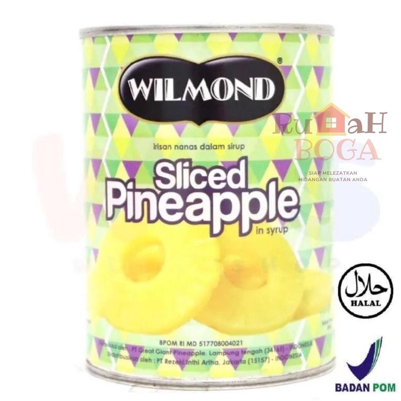 

Buah Kaleng WILMOND Sliced Pineapple 567gr Nanas Kaleng Kalengan