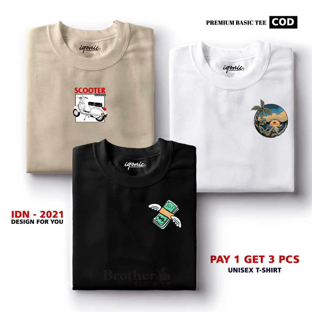 BUY 1 GET 3 PCS ( PROMO COD ) BROTHER STORE / Kaos Distro100% Catoon Combed 24s / ArticelSPM