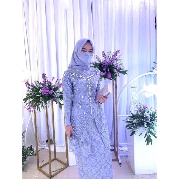 preloved kebaya payet + songket kondangan